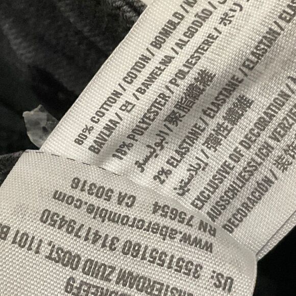 Hollister black super skinny jeans, low rise three button size 1/w 25 - Picture 4 of 8